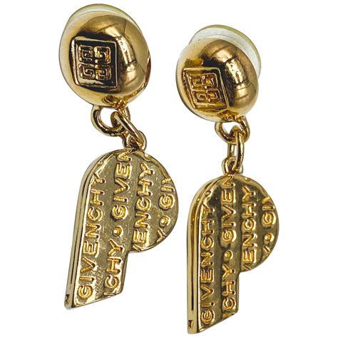 antique givenchy chain|givenchy lock earrings.